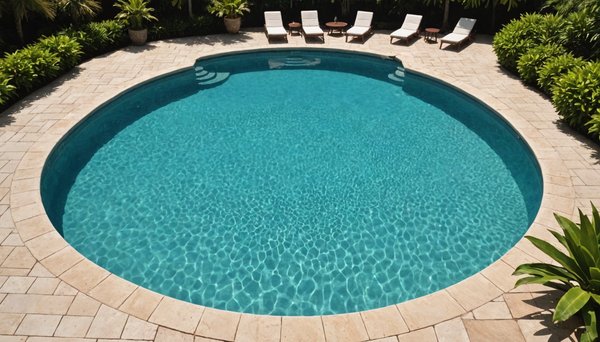 L'art de vivre autour d une piscine tropicale